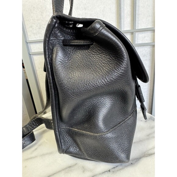 Vintage Coach Daypack 9960, Black Leather with Hangtag Backpack - Picture 7 of 13